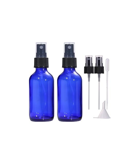 spray pour bouteille verre bleu 200ml
