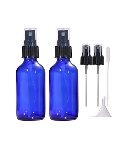 spray pour bouteille verre bleu 200ml